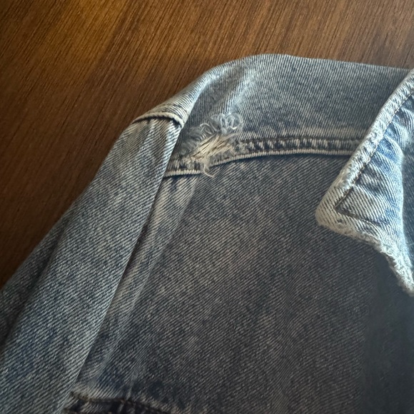 Flowered Jean jacket - Picture 2 of 4